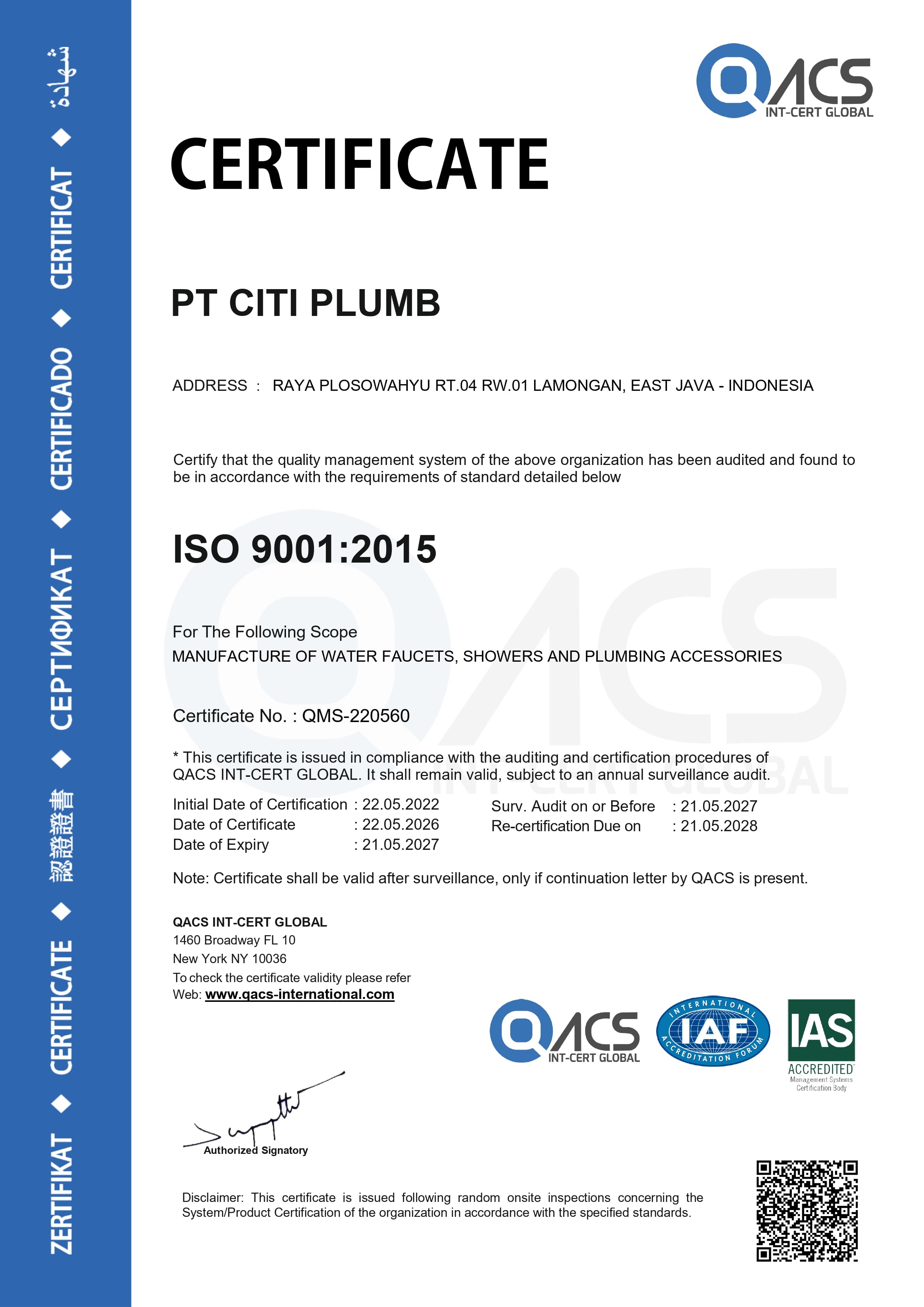 ISO 9001:2015